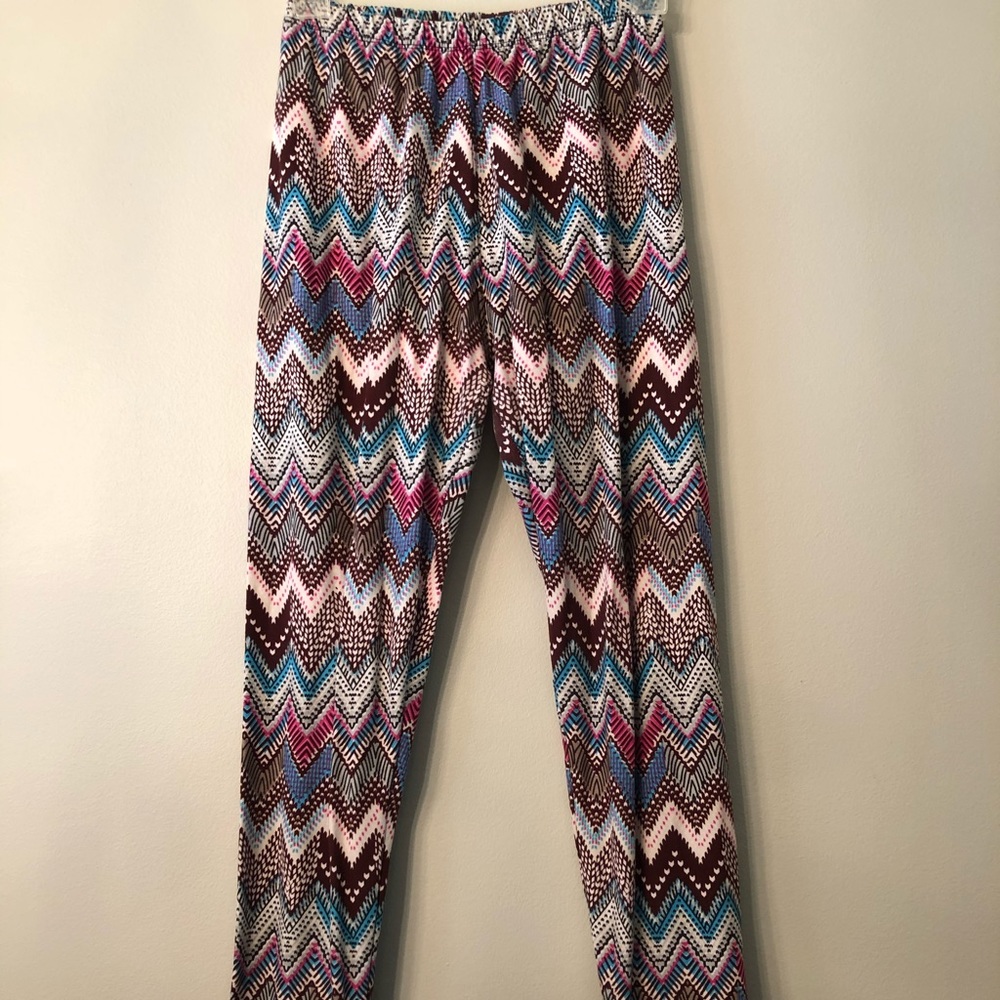 Chevron print leggings